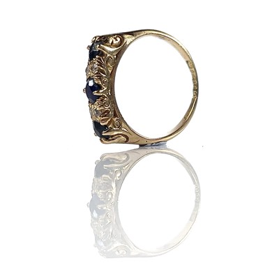 Lot 151 - An early 20th century 18ct diamond and...
