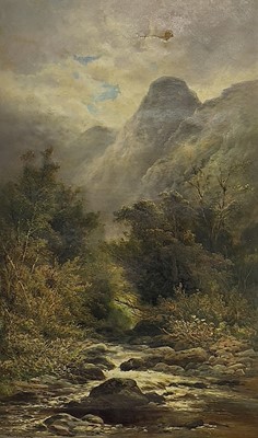 Lot 526 - William WIDGERY (1822-1893) The Teign Valley...