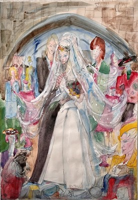 Lot 671 - Sven BERLIN (1911-1999) Wedding Day Mixed...