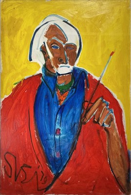 Lot 245 - Sven BERLIN (1911-1999) Painter, Self Portrait...