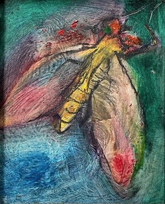 Lot 155 - Sven BERLIN (1911-1999) Fly Four Oil on board...