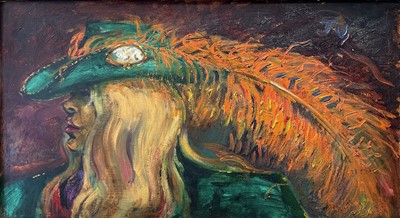 Lot 3 - Sven BERLIN (1911-1999) Julia With Orange...