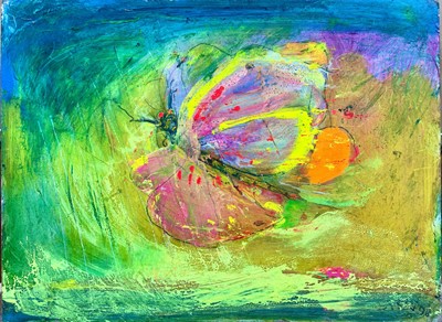 Lot 660 - Sven BERLIN (1911-1999) Dragonfly Oil on board...