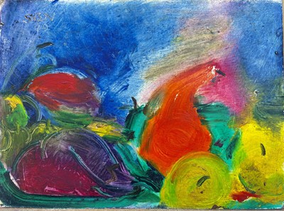 Lot 275 - Sven BERLIN (1911-1999) Fruit Oil on board...