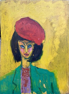 Lot 409 - Sven BERLIN (1911-1999) Julia Oil on board...