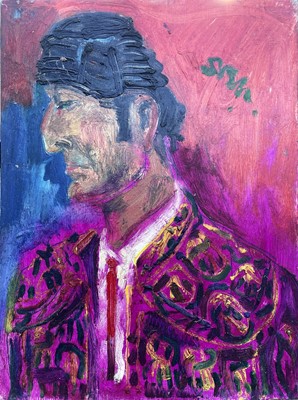 Lot 510 - Sven BERLIN (1911-1999) Matador Oil on board...