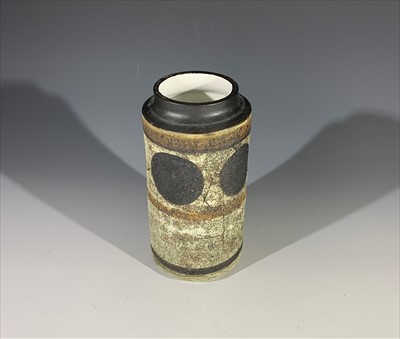 Lot 1346 - A Troika cylindrical vase with waisted neck,...