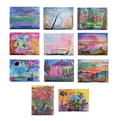 Lot 532 - Sven BERLIN (1911-1999) Eleven works Oils on...