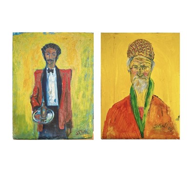 Lot 530 - Sven BERLIN (1911-1999) Portrait of a Wine...