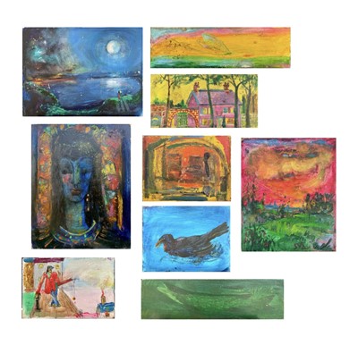 Lot 492 - Sven BERLIN (1911-1999) Ten various works Oils...