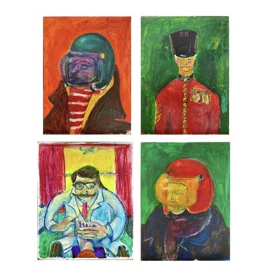Lot 667 - Sven BERLIN (1911-1999) Four portraits...