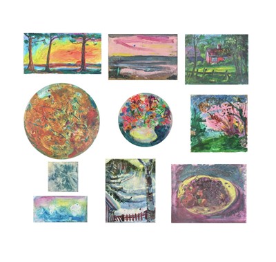 Lot 287 - Sven BERLIN (1911-1999) Ten various works Oils...