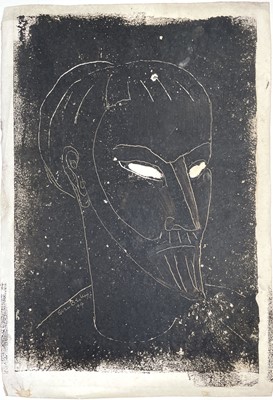Lot 173 - Sven BERLIN (1911-1999) Portrait Monotype...