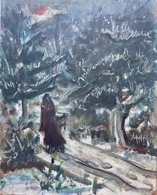 Lot 546 - Sven BERLIN (1911-1999) Winter Oil on board...