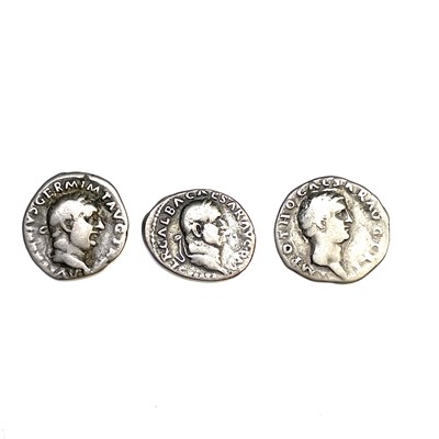 Lot 111 - Roman Empire - Galba/Otho/Vitellius 68-69 AD....