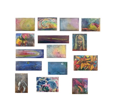 Lot 733 - Sven BERLIN (1911-1999) Various small oils,...