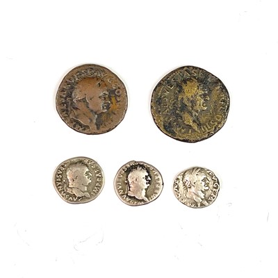 Lot 112 - Roman Empire - Vespasian/Titus 69-81 AD. 5...