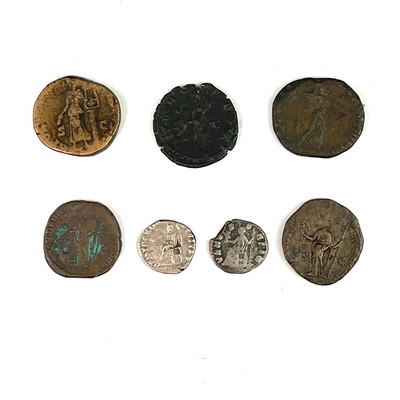 Lot 118 - Roman Empire - Commodus/Crispina 180-192 AD. 7...