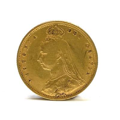 Lot 130 - Great Britain Gold Half Sovereign. An 1892...