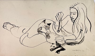 Lot 716 - Sven BERLIN (1911-1999) Jacquie Moran Ink...