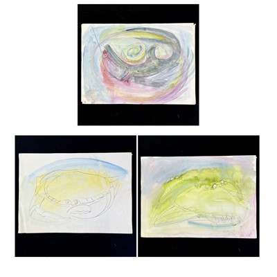 Lot 636 - Sven BERLIN (1911-1999) Three watercolours Two...
