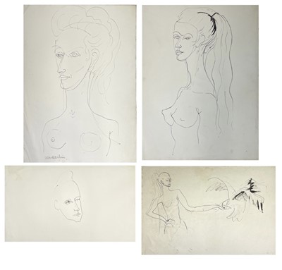 Lot 601 - Sven BERLIN (1911-1999) Four studies of a...