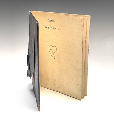 Lot 480 - Sven BERLIN (1911-1999) A handwritten book of...