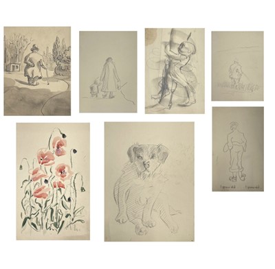 Lot 539 - Sven BERLIN (1911-1999) Early drawings, circa...