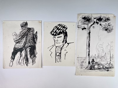 Lot 504 - Sven BERLIN (1911-1999) Three pen & ink...