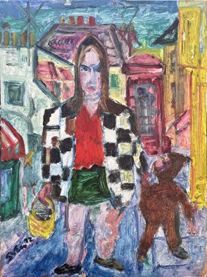 Lot 491 - Sven BERLIN (1911-1999) Mother and Child Oil...