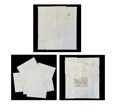 Lot 448 - Sven BERLIN (1911-1999) Small sketches,...