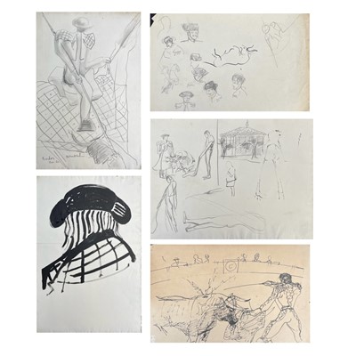 Lot 339 - Sven BERLIN (1911-1999) Bull fighting &...