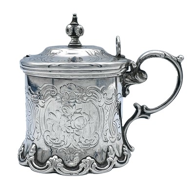 Lot 30 - A Victorian silver mustard pot, maker JE, of...