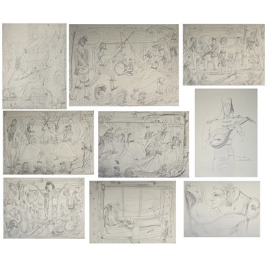 Lot 580 - Sven BERLIN (1911-1999) A collection of large...