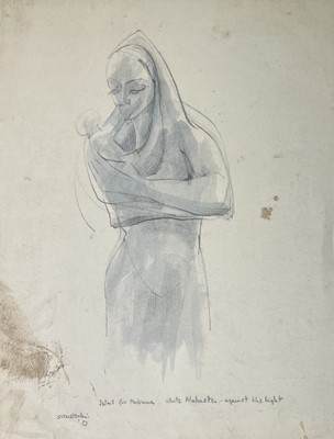 Lot 588 - Sven BERLIN (1911-1999)   Detail for Madona....