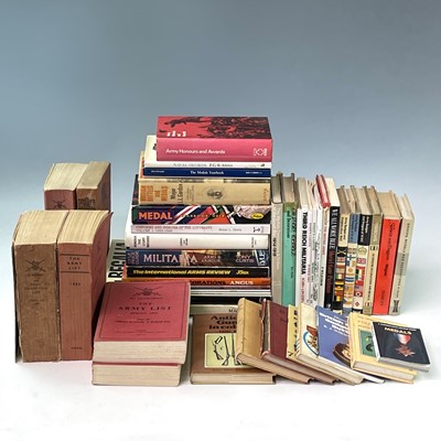 Lot 262 - Military Reference Books. Three boxes...