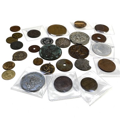 Lot 137 - 18th and 19th Century Tokens plus other...