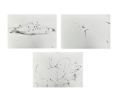 Lot 77 - Sven BERLIN (1911-1999) Three ink drawings...