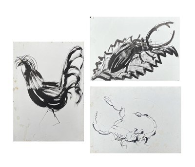 Lot 76 - Sven BERLIN (1911-1999) Three ink drawings- A...