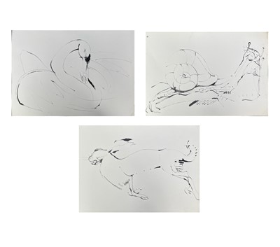 Lot 378 - Sven BERLIN (1911-1999)   Three ink drawings...