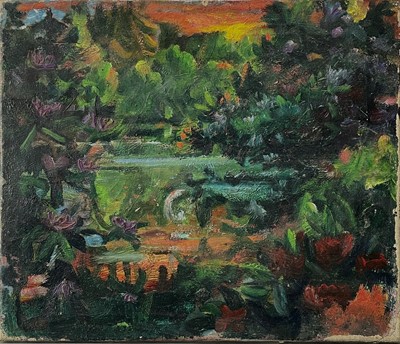 Lot 639 - Sven BERLIN (1911-1999) Sunset: Parkhurst...