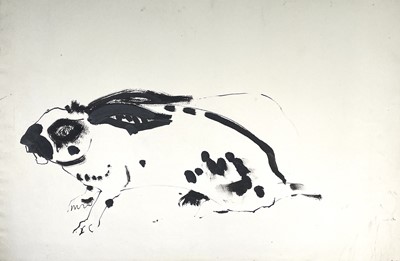 Lot 127 - Sven BERLIN (1911-1999) Rabbit Ink drawing...