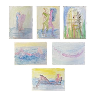 Lot 629 - Sven BERLIN (1911-1999) Bathing Six...