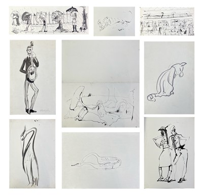 Lot 417 - Sven BERLIN (1911-1999) Ink drawings