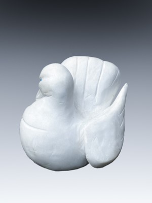 Lot 59 - Sven BERLIN (1911-1999) Dove Preening White...
