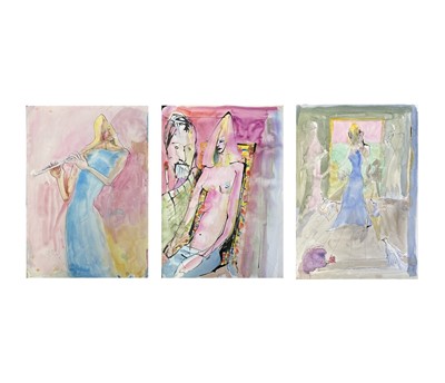 Lot 622 - Sven BERLIN (1911-1999)   Three Watercolour...