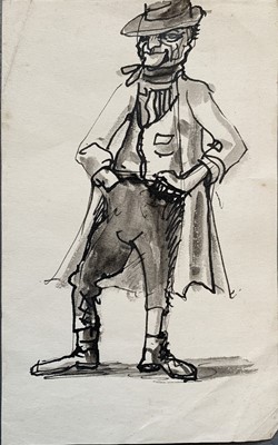 Lot 202 - Sven BERLIN (1911-1999) Gypsy Ink and wash...