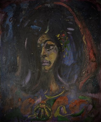 Lot 44 - Sven BERLIN (1911-1999) Portrait Oil on canvas...