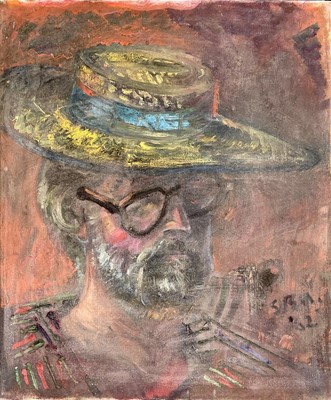 Lot 199 - Sven BERLIN (1911-1999) Self-Portrait Oil on...