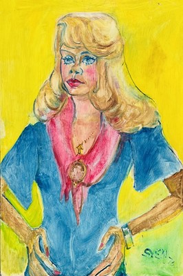 Lot 105 - Sven BERLIN (1911-1999) Julia Oil on board...